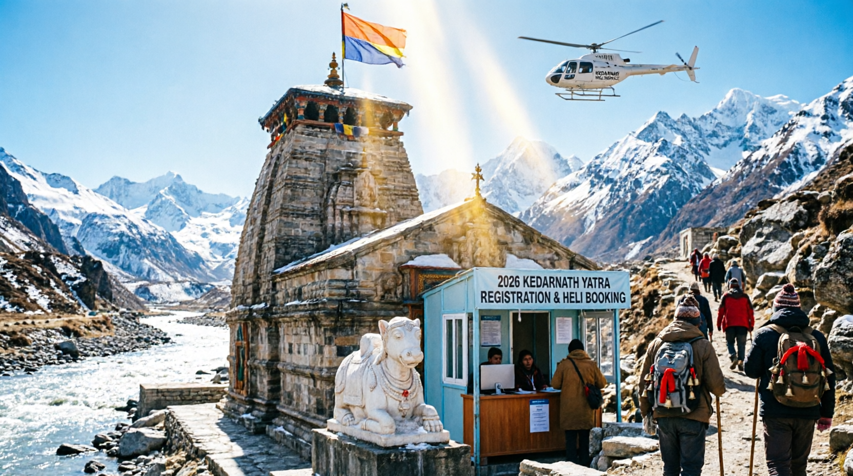 केदारनाथ यात्रा 2026: पंजीकरण, हेलीकॉप्टर बुकिंग और पैदल मार्ग की पूरी जानकारी