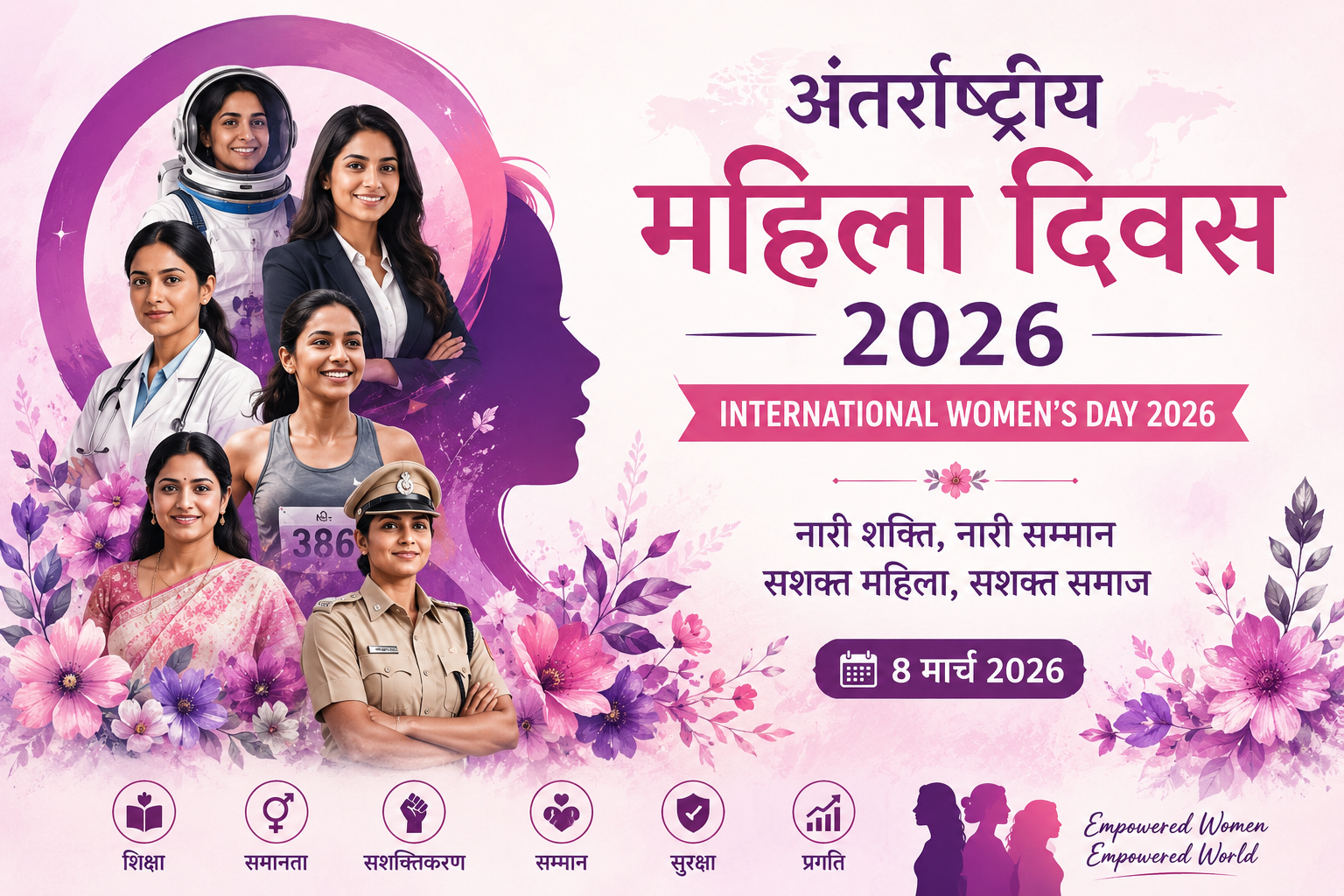 🌸 अंतर्राष्ट्रीय महिला दिवस 2026 | International Women’s Day 2026