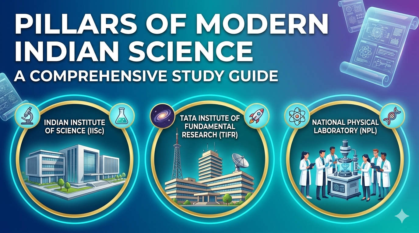 Pillars of Modern Indian Science: A Comprehensive Study Guide to India’s Premier Research Institutions